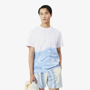 [라코스테공식] 남성 전판 악어 그래픽 반팔 티셔츠 TH1997-56G 001