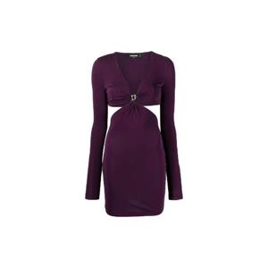 26 SS 디스퀘어드2 컷아웃 디테일 V넥 미니 드레스 S75CV0713S24588 TP432474549