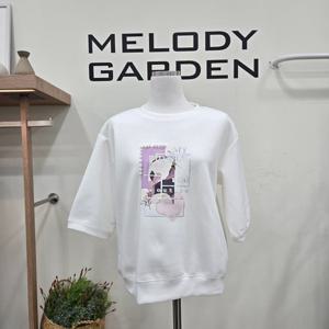 [멜로디가든]데일리진주장식티셔츠 M26S2T133_SH
