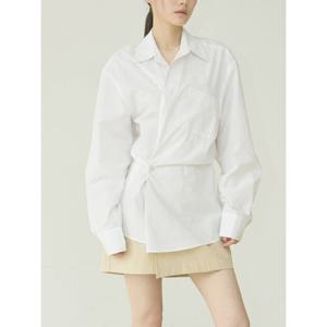 [헤레이스](투웨이)카라 랩 셔츠 원피스_YMSH26SS220