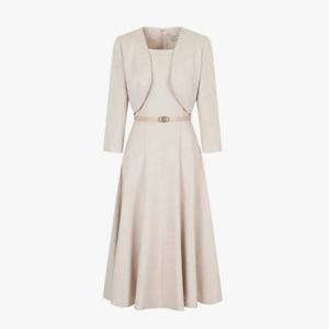 [JJ JIGOTT][JJ지고트]재킷 스타일 플레어 원피스 GP4A0OP391_DG