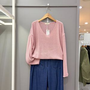 [무자크]브이넥 돌돌 니트 MQ3KT12