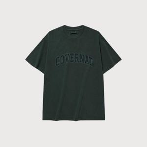 커버낫반팔티 CQK CO2502ST36-KH 아치 아플리케 다잉 티셔츠 Khaki