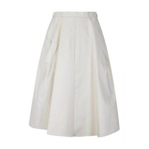 엠에스지엠 미디 스커트 W329003 Beige