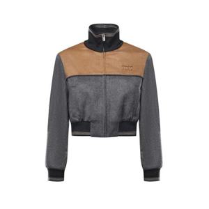 미우미우 수트 자켓 ML1413 18ZMF0LPX Grey camel