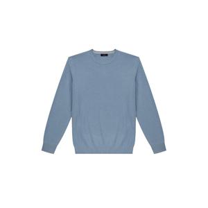 [BY파크랜드][보스트로]블루 면혼방 라운드넥 니트-M1TY2211020B