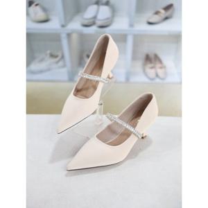 [코디엘루]메리제인 비즈장식 여성 힐 펌프스 7cm CDSP501283