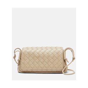 보테가베네타 Notturno 인트레치아토 레더 크로스 백 P01151280