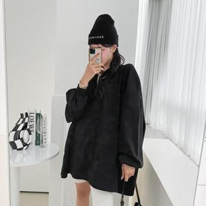 [강물처럼]아이우먼 무지가오리옆트임긴팔티 NMS619M603 빅사이