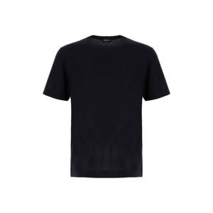 26SS 지제냐 미드나이트 블루 울 t 셔츠 TSHUH15M9A3B09 TP573798979