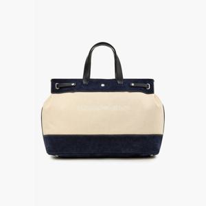 [엠포리오 아르마니]남성 자수 로고 코튼 스웨이드 폴드백(A516132014)