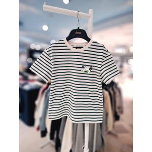 [지프키즈] 튜브곰 스트라이프 반팔티 KR2TSU117 GN