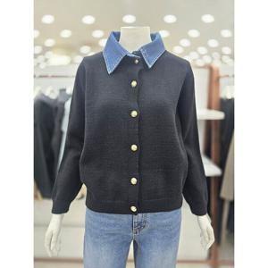 [ab.f.z]데님배색 니트가디건( AFZ4ZY-34K )_DJ