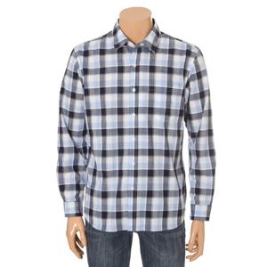 [뱅뱅]남녀공용 빅사이즈 체크 긴팔 남방 (BSL113)