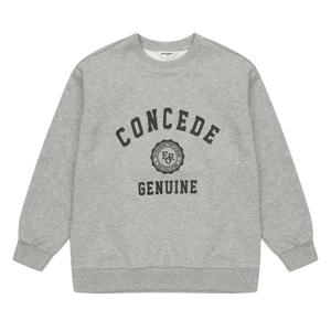 에꼴리에 남아 빅레터링 맨투맨 티셔츠 24A0432_GY