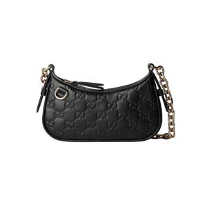 (풀구성품) 구찌 가죽 GG 미니 체인 숄더백 블랙 847091 AAFDV