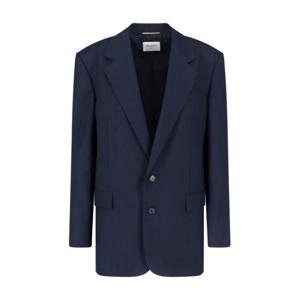 생로랑 수트 자켓 858458 Y2J02 4103 Blue