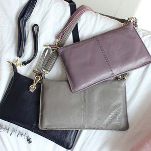 여성 숄더백 심플한 가죽 미니 클러치 가방 크로스백