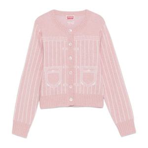 겐조 버티컬 스트라이프 울 코튼 가디건 FG52CA7353DH 32