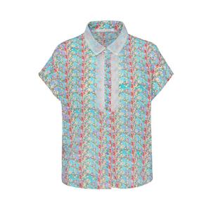 [페이지플린]플라워 레트로 카라 블라우스 (F4BBL058A)