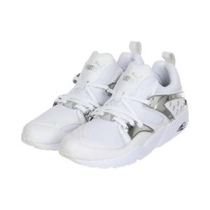 푸마 블레이즈 오브 글로리 메탈릭 런닝화 화이트 실버 361851-01