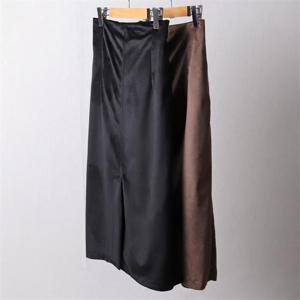 [강물처럼]빅사이즈사랑해요 F801L111 미미벨벳뒷트임스커트 LT