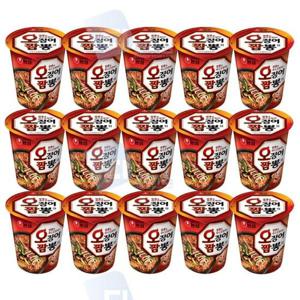 오징어짬뽕15개 농심 오징어짬뽕 소컵 컵라면 미니컵 오짬 67g 15개