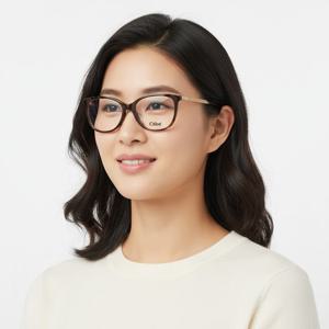 끌로에  안경테 CH0013OA 001 캣츠아이 뿔테 아시안핏  안경