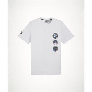 푸마 BMW MMS 개러지 크루 그래픽 반소매 티셔츠 - 실버미스트 625575-07 1537067