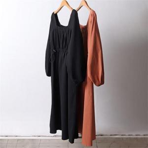 [강물처럼]빅사이즈사랑해요 F491L110 피치스트링셔링원피스 YP