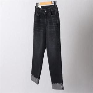 [강물처럼]빅사이즈사랑해요 F462L110 그레이섀도우스판팬츠 DO