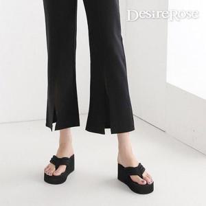 [디자이어로즈][디자이어로즈] 여성 통굽 두꺼운굽 쪼리 6cm (84