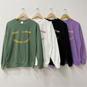 [강물처럼]빅사이즈사랑해요 E835L110 커밍데이코튼맨투맨 SU (7