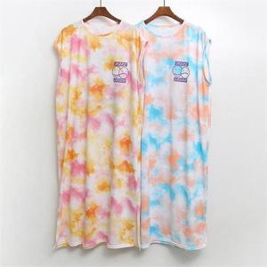 [강물처럼]빅사이즈사랑해요 E238L106 물나염메이크롱원피스 IL