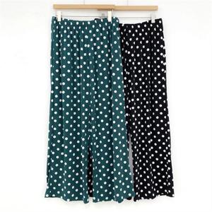 [강물처럼]빅사이즈사랑해요 A466L106 쿨스판 땡땡이 통바지 TG