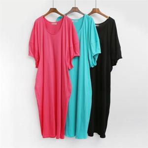 [강물처럼]빅사이즈사랑해요 E268L105 포프가오리코튼원피스 PO