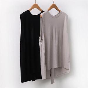 [강물처럼]빅사이즈사랑해요 9570L105 백트임 레이어드 나시 WW