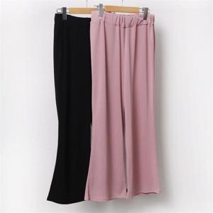 [강물처럼]빅사이즈사랑해요 9382L105 밴딩 쿨링 통바지 WW (703