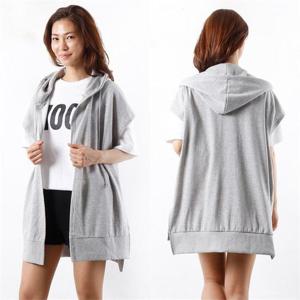 [강물처럼]빅사이즈사랑해요 1326L105 언발 후드 베스트 WW (700