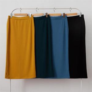 [강물처럼]빅사이즈사랑해요 E204L105 스판밴딩뒤트임스커트 LD