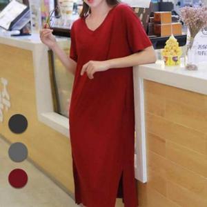 [의류] 롱 A라인 웨어 원마일 드레스 원피스 잠옷 오버핏 여