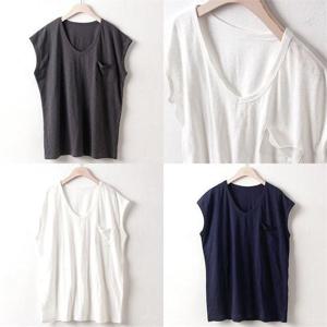 [강물처럼]WW 데일리포켓박시나시(0012RH104) 빅사이즈_ (689138