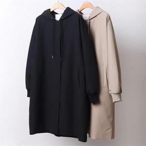 [강물처럼]빅사이즈사랑해요 D151L103 바바스트링후드롱집업 SM