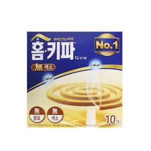 모기제거 IS 홈키파 디 모기향 10개 2코일X5