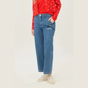 [베네통]기타 자수 와이드 데님팬츠_BADPA8631