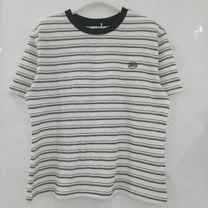 [에꼴리에][모다부평]4.5부 모노 슬럽 스트라이프티/26B0452BK_B