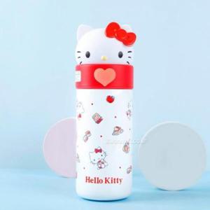 [주방] 산리오 헬로키티 3D 피규어 스텐 텀블러 350ml