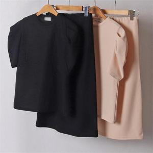 [강물처럼]빅사이즈사랑해요 D113L103 미니와플스커트세트 MO (6