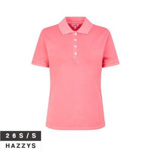 헤지스여성 HSTS6BC31 [아이코닉] 슬림핏 반팔 피케 티셔츠