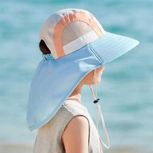 여름 넓은챙 햇빛차단 모자 돌돌이 나들이 피그닉모자